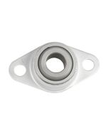 Sintered Iron 2 Bolt Flange Bearing with Ring, 14 Gauge  -   5/8 ", part number FJW10, FJ Series, primary image