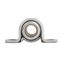 Sintered Bronze with Stamped Steel Ball 2 Bolt Pillow Block Bearing, 13 Gauge  - 1      ", part number BE10809, BE Series, primary image