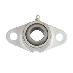 Sintered Iron 2 Bolt Flange Bearing with Ring, 13 Gauge  -   7/8 ", part number FG4214G, FG Series, primary image