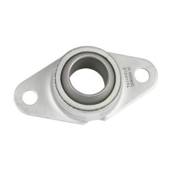 Sintered Iron 2 Bolt Flange Bearing with Ring, 13 Gauge  - 1      ", part number FG7307, FG Series, primary image